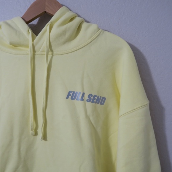 Nelk Hoodie Mens Full‎ Send Reflective Silver YouTube Merch Comfy Lounge Small - Picture 2 of 7